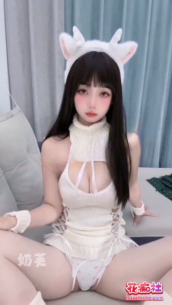 B站 奶芙/兔叽兔姬 露脸高颜值福利姬淫语自慰精彩截图08