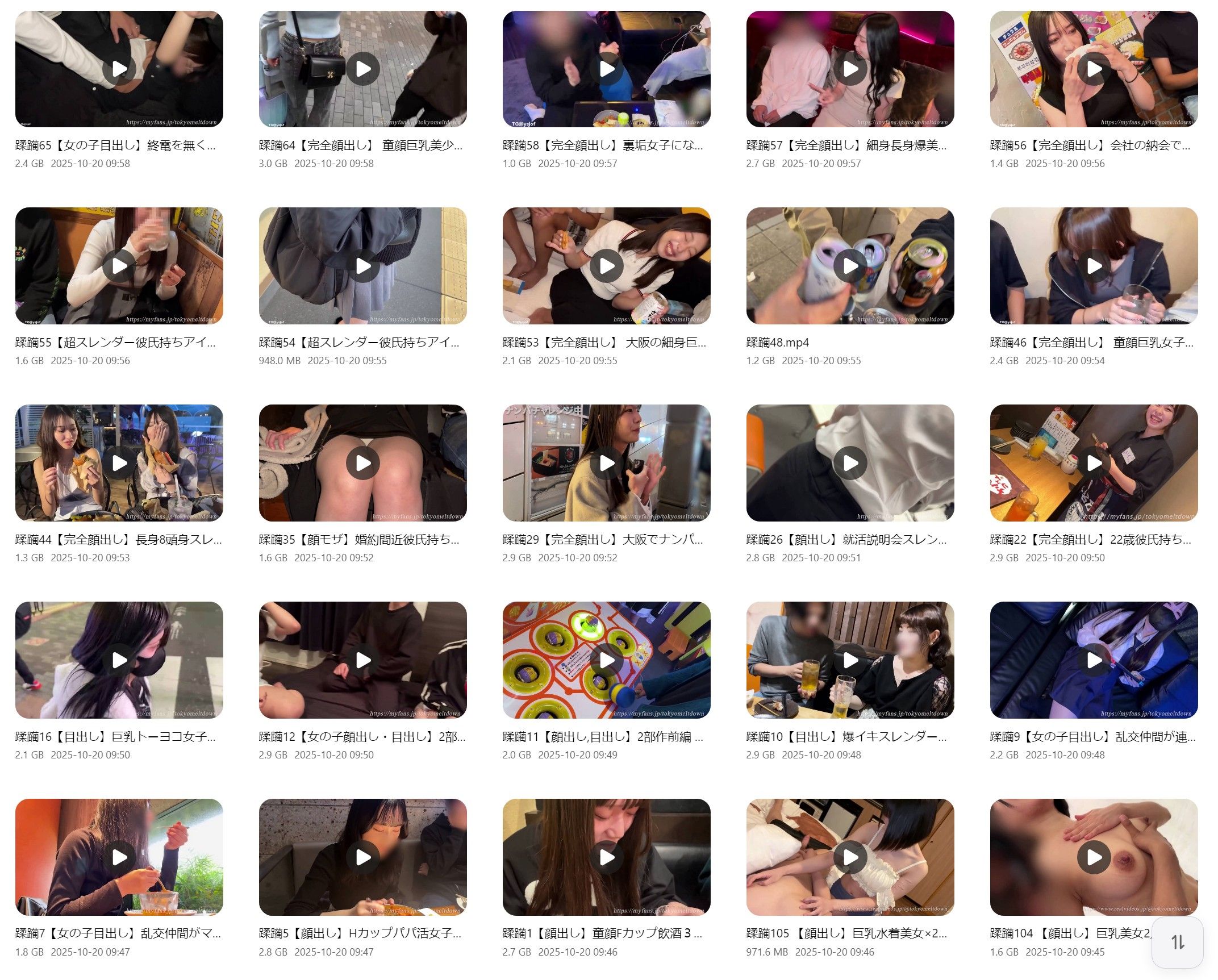 Myfans大神Tokyomeltdown 41部无码视频精彩截图13