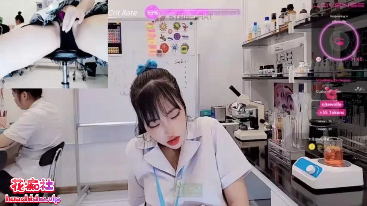 Stripchat【___Lab___】实验室女大学生跳蛋自慰精彩截图17