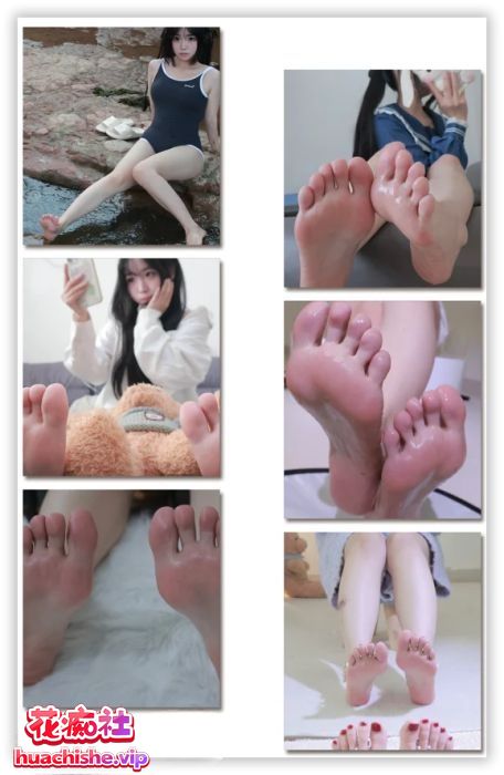 抖音擦边福利姬 小羊蛋卷 白丝足控足交精彩截图15