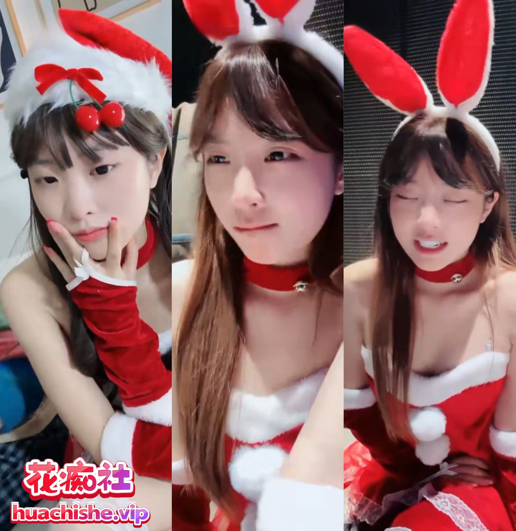 甜美少女学妹 柚子 制服3P超爽深喉精彩截图05