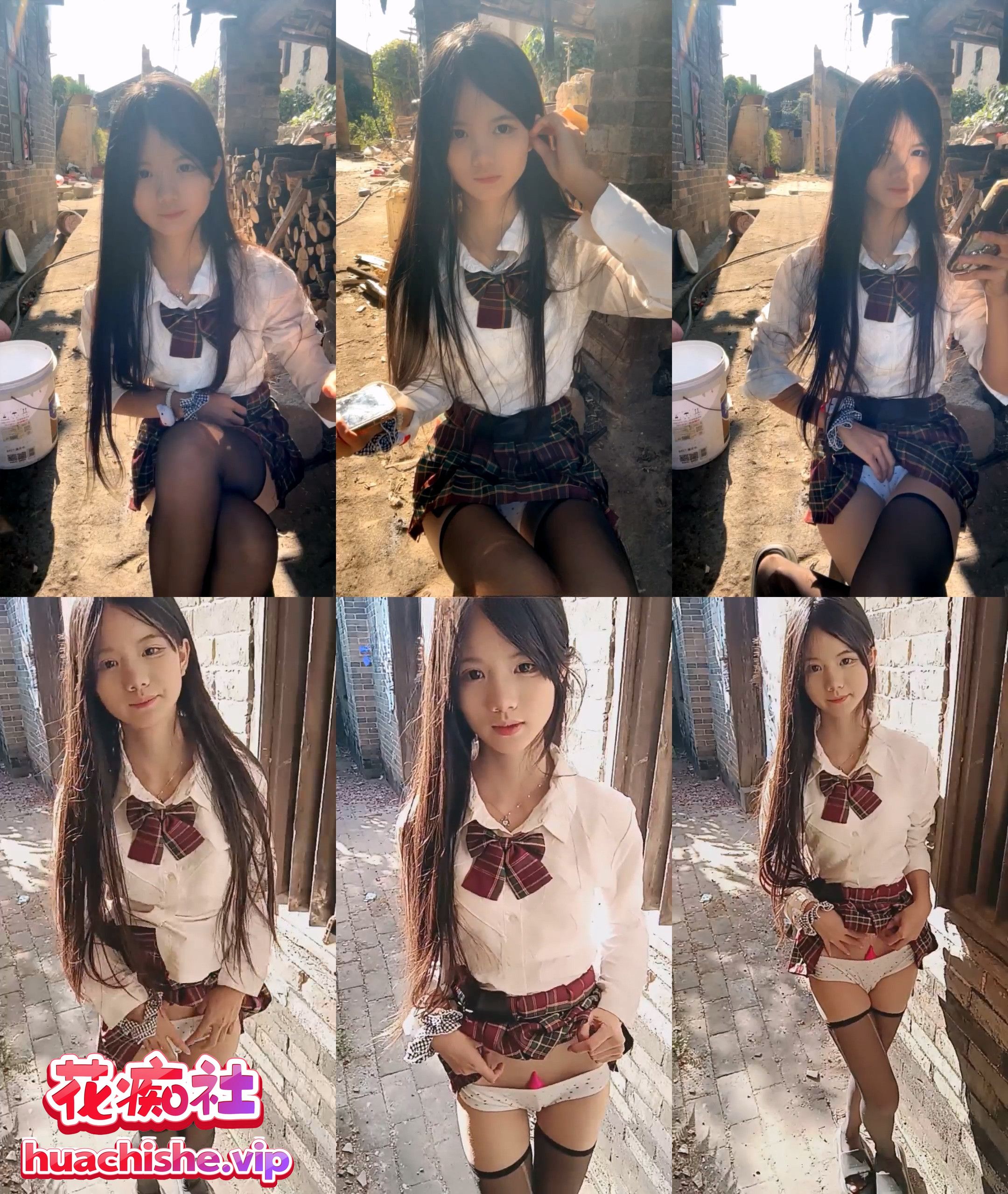 超纯少女 07秋/水嫩宝宝 全裸户外3P自慰合集精彩截图11