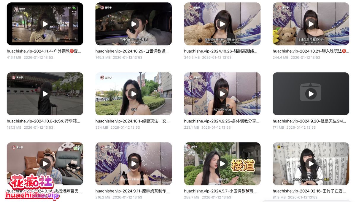 福利姬美女 王竹子 私拍SM捆绑私拍视频精彩截图07