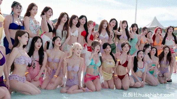 【长隆水世界】cos二次元比基尼走光精彩截图07